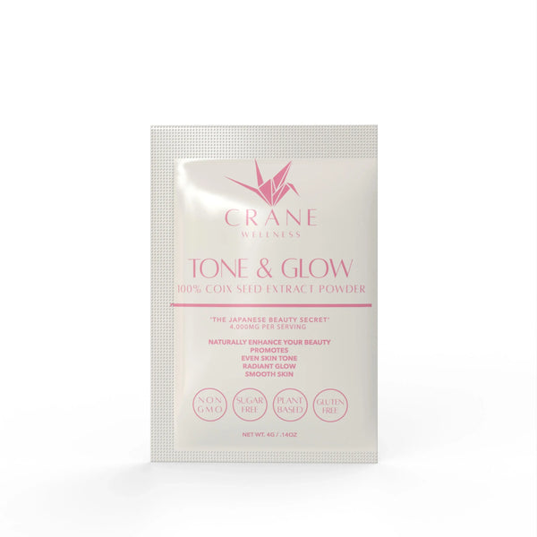 Tone & Glow Travel Size Pouches - Crane Wellness