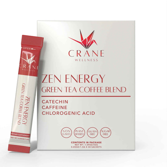 Zen Energy Green Tea & Coffee – Crane Wellness